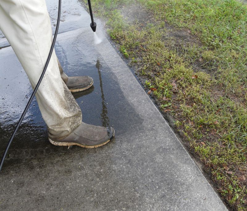 Cleaning a Driveway